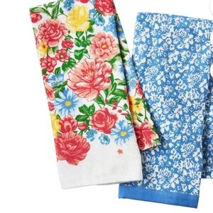 PW Set of Floral Towels